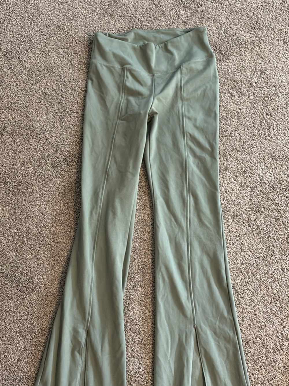 Jessica Simpson Sage Green Kids Flared Leggings